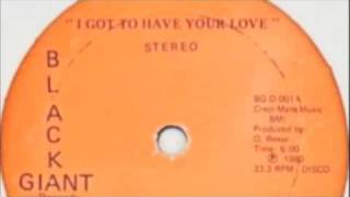 Jim Manns  I Got To Have Your Love  Black Giant Records 1980 [upl. by Bibbie]