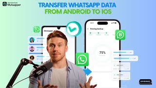 Mutsapper The Best Way to Transfer WhatsApp Data from Android to iOS [upl. by Enamrahc]