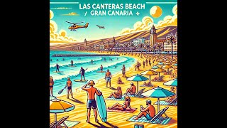 Las Canteras Beach  Gran Canaria Spain  Stunning Coastal Paradise [upl. by Aiem176]