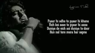 Pal Pal Dil ke Paas Song  lyrics  Arijit Singh PARAMPARA THAKUR Full song Title Track [upl. by Ailegave]