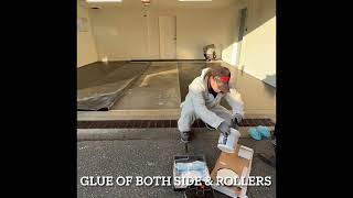 How to install Home Depot Product “TrafficMaster Garage Polyvinyl Flooring” [upl. by Huntley]