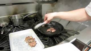 Cooking How to sear meat and deglaze a pan [upl. by Ryun286]