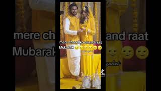 Chand Raat Mubarak foryou eidspacial couplegoals love terebinajina rahatfatehalikhan [upl. by Segroeg]