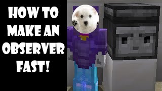 how to make an observer in minecraft [upl. by Annek85]