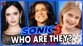 Sonic The Hedgehog 3 Adds NEW CAST MEMBERS  Who Are They Playing [upl. by Ayotahs990]