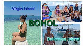 Part 6 Visayas Family Vacation Island Hopping in Balicasag Island and Virgin Island Bohol 🏝 🐬 [upl. by Docila]