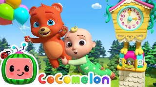 Hickory Dickory Dock  CoComelon Animal Time  Nursery Rhymes for Kids [upl. by Ymmij]