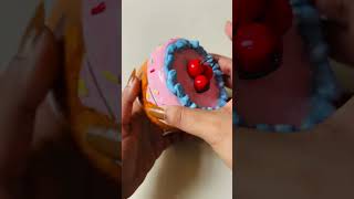 🎂 DIY CakeShaped Plastic Box 🎨✨  Cute amp Creative Craft Idea [upl. by Fineman]