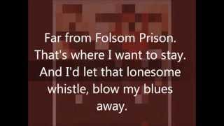 Folsom Prison Blues by Johnny Cash lyrics [upl. by Nya795]