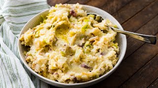 Classic Irish Colcannon Recipe Cabbage and Potatoes [upl. by Nedyah]