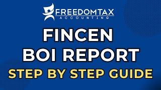 FINCEN BOI Report Step by Step Instructions Guide [upl. by Japeth858]