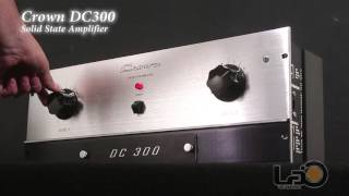 Crown DC300 Poweramplifier 2 [upl. by Brooking199]