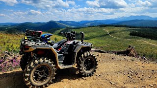 Solo Riding Alberta Mountain Trails  Sportsman XP1000 [upl. by Gnilyam]