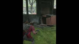 The Last of Us Part II Remastered  Aggressive Gameplay Grounded Hillcrest Street  shorts [upl. by Ellirehs]