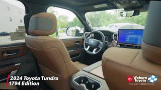 2024 Toyota Tundra 1794 Edition  Woburn Toyota [upl. by Sandy479]