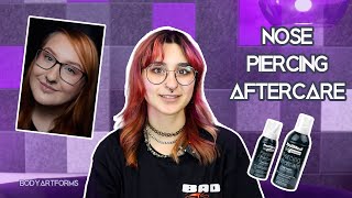 Nose Piercing Aftercare Guide [upl. by Paxon686]