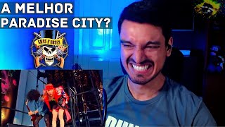 🌹Reagindo a Paradise City GUNS N ROSES😱 React Paradise City LIVE Wembley 1992  Axl Rose React [upl. by Aerdnael]