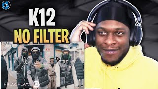 K12  No Filter Music Video  RAGTALKTV REACTION [upl. by Sivrep]