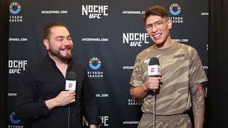 Ignacio Bahamondes quiere victoria para Chile en Noche UFC [upl. by English]