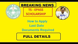 TSEPASS SCHOLARSHIP  How To Apply  NEW UPDATE  DOCUMENTS REQUIRED  FULL DETAILS  Pinpharma [upl. by Jari5]