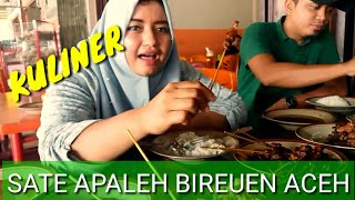 KULINER SATE APALEH BIREUEN ACEH [upl. by Jago544]