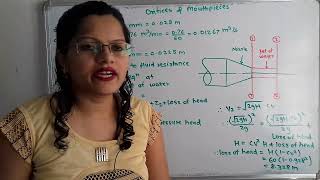 Problem on head loss when water discharged through nozzle and forms jet Fluid mechanics [upl. by Thelma]