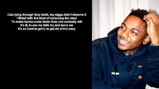 Kendrick Lamar  Faith  Lyrics on screen  HD [upl. by Beitnes]