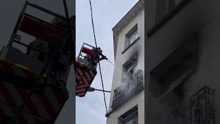 Départ Pour FEU DE BALCON avec Les Pompiers  🔥 [upl. by Ahsoyem]