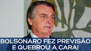 BOLSONARO FEZ PREVISÃO E QUEBROU A CARA [upl. by Nylssej823]