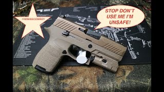 why people are hating the sig sauer p320 and my thoughts [upl. by Evatsug]