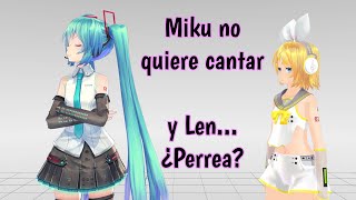 Miku no quiere cantar 【Talkloid  MMD】 [upl. by Dorthea689]