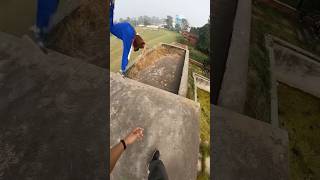 Most viral video parkour freerunning spidermanparkour rooftop delhikaspiderman spiderman [upl. by Ecenahs]