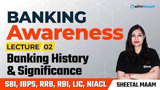 Banking Awareness Complete Course For All Bank Exams  Class  2  Banking History amp Significance [upl. by Hayimas]