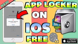 How To Get App Locker Bioprotect On iPhone Without Jailbreak New Method 2017 No Computer IOS 11 [upl. by Whang]