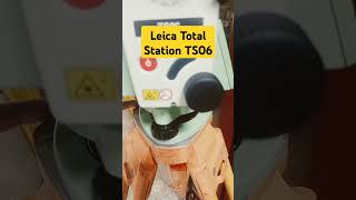 Leica Total Station Model TS06 Battery Change surveyor surveywork technology foryou [upl. by Weinrich938]