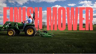 John Deere Finish Mower Update  Frontier GM4072E [upl. by Dalis]