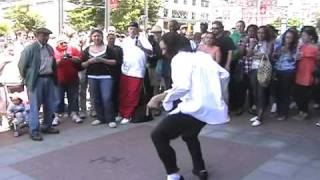 Michael Jackson Moonwalk Tribute in Seattle [upl. by Particia286]