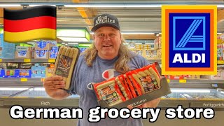 Exploring German Supermarket Aldi compare to American Grocery store 2022 [upl. by Onaicram799]