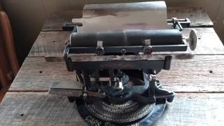 Edison Mimeograph Typewriter No1 [upl. by Nnagrom]