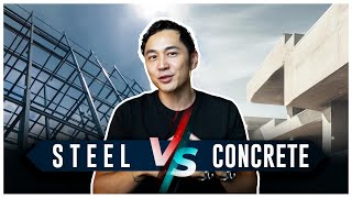 Steel vs Concrete House Which Is Better [upl. by Yennor709]