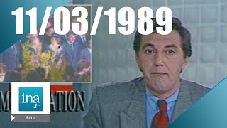 20h Antenne 2 du 11 mars 1989  24 pays contre la pollution à La Haye  Archive INA [upl. by Kory328]