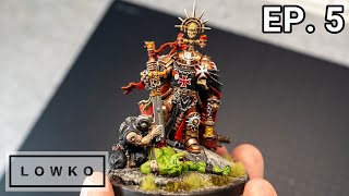 Painting the Warhammer 40k High Marshal Helbrecht with Lowko Ep 5 [upl. by Nawuq981]