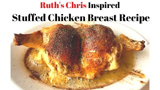 Ruths Chris Inspired Stuffed Chicken Recipe Video  Living With Foxx [upl. by Donal464]