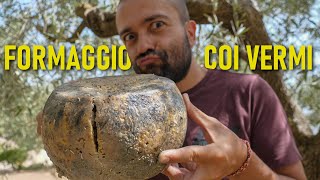 Proviamo il CASU MARZU il formaggio sardo illegale coi VERMI  Ep 14 🧀🐛 [upl. by Staal139]