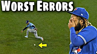 MLB Worst Errors June 2023 [upl. by Lrat]