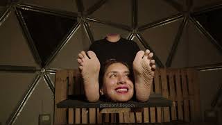 Beheading Latina Illusion  Head Between wiggle Feet  Teaser [upl. by Tiffanie]