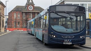 arriva Northumbria 1504 NK12FLV Wright VDL Cummins Pulsar 2 SB200 X7 Blyth [upl. by Nived]