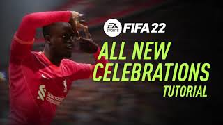 FIFA 22 New Celebrations Tutorial Xbox amp PlayStation [upl. by Terrye]