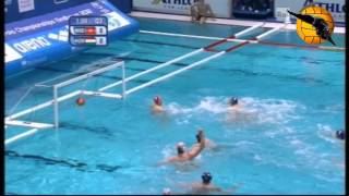 Montenegro 14 Hungary 13 ET Semifinal European Champs Eindhoven 2012 27112 water polo [upl. by Rodrique]