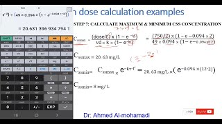 Vancomycin Practice Problems Clinical Pharmacokinetic [upl. by Calvina670]